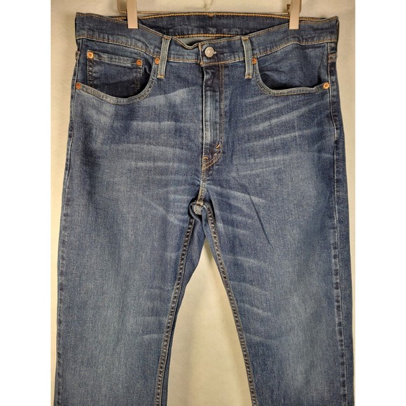 Levi's 559 Men's Jeans Size 36x32 Relaxed Straight Leg Denim Blue Jeans - Picture 2 of 11